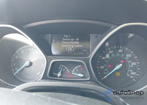 2013 Ford Focus Titanium из США, поврежденный, VIN 1FADP3J20DL305717